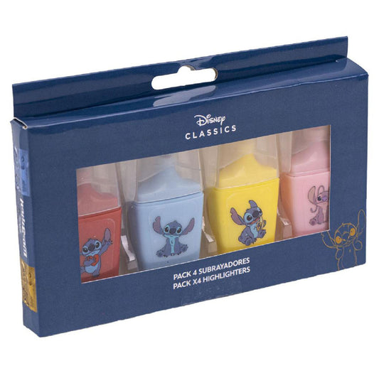 Disney Lilo un Stitch Moods mini marķieru komplekts (4 gab.)