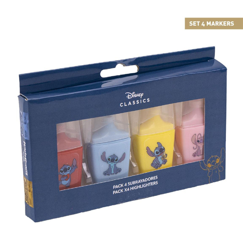 Disney Lilo un Stitch Moods mini marķieru komplekts (4 gab.)