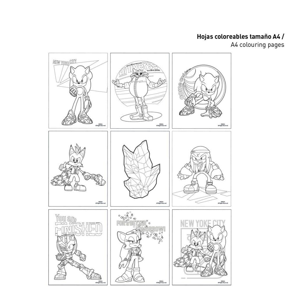 Sonic the Hedgehog Prime kancelejas preču komplekts
