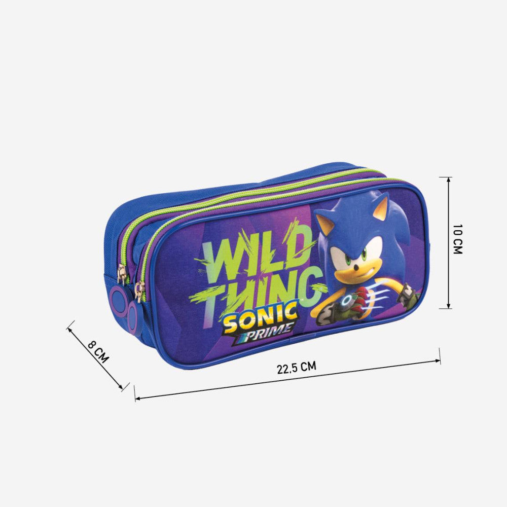 Sonic the Hedgehog Sonic the Hedgehog 2 nodalījumu zīmuļu maciņš 22,5 cm