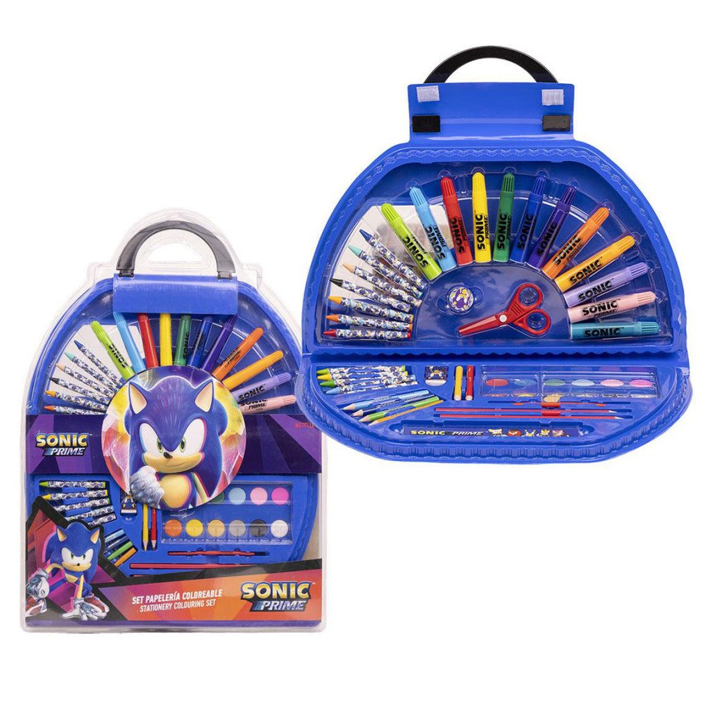 Sonic the Hedgehog Prime kancelejas piederumu komplekts 50 gab.