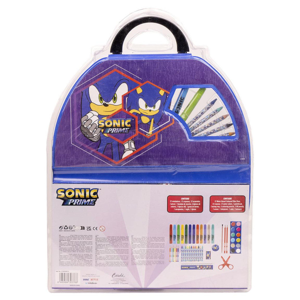 Sonic the Hedgehog Prime kancelejas piederumu komplekts 50 gab.
