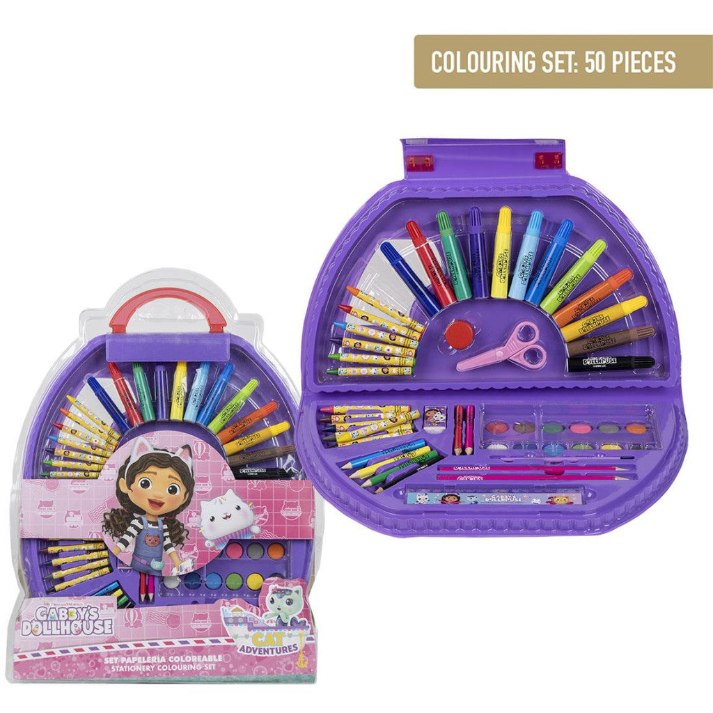 Gabby's Dollhouse kancelejas piederumu komplekts 50 gab.