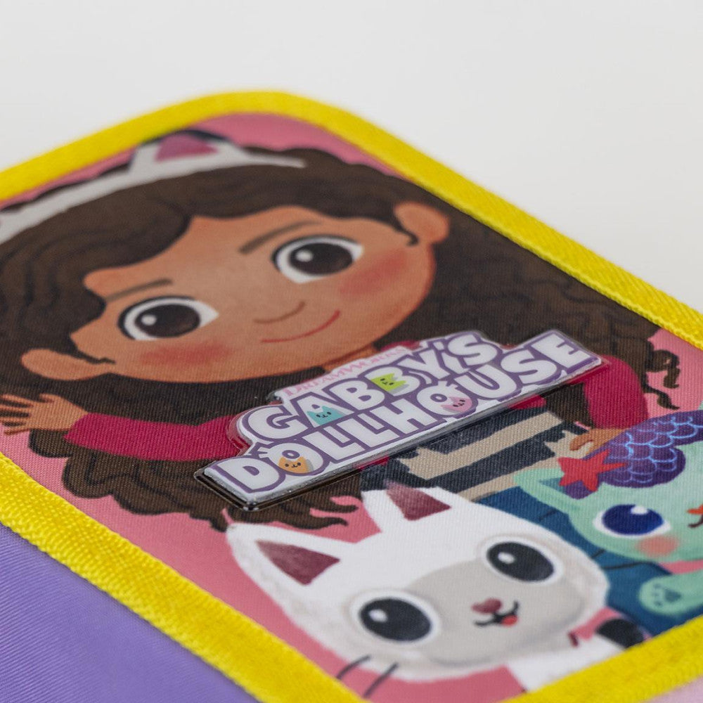 Gabby's Dollhouse pildītais zīmuļu maciņš ar 2 slāņiem
