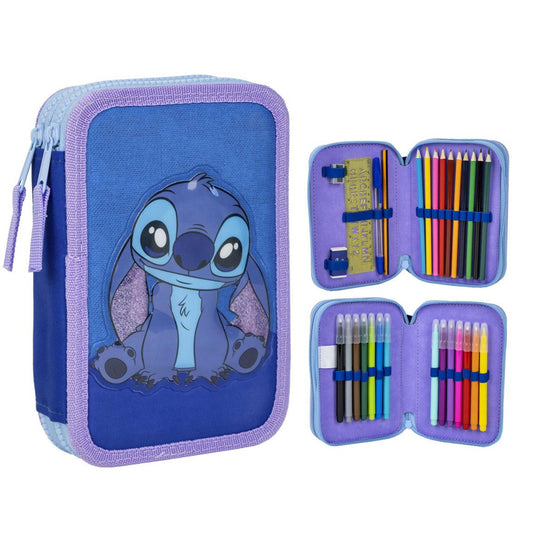Disney Lilo un Stitch zīmuļu maciņš ar pildījumu, 2 līmeņi