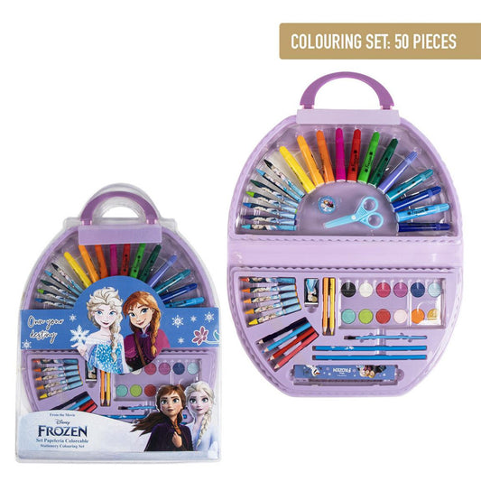 Disney Frozen Destiny 50 daļu kancelejas piederumu komplekts