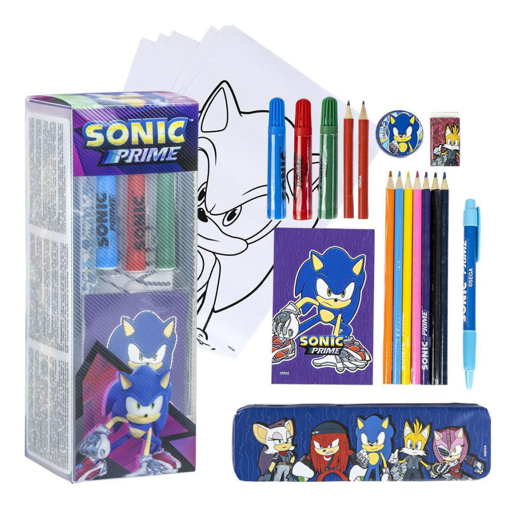 Sonic the Ezītis kancelejas preču komplekts
