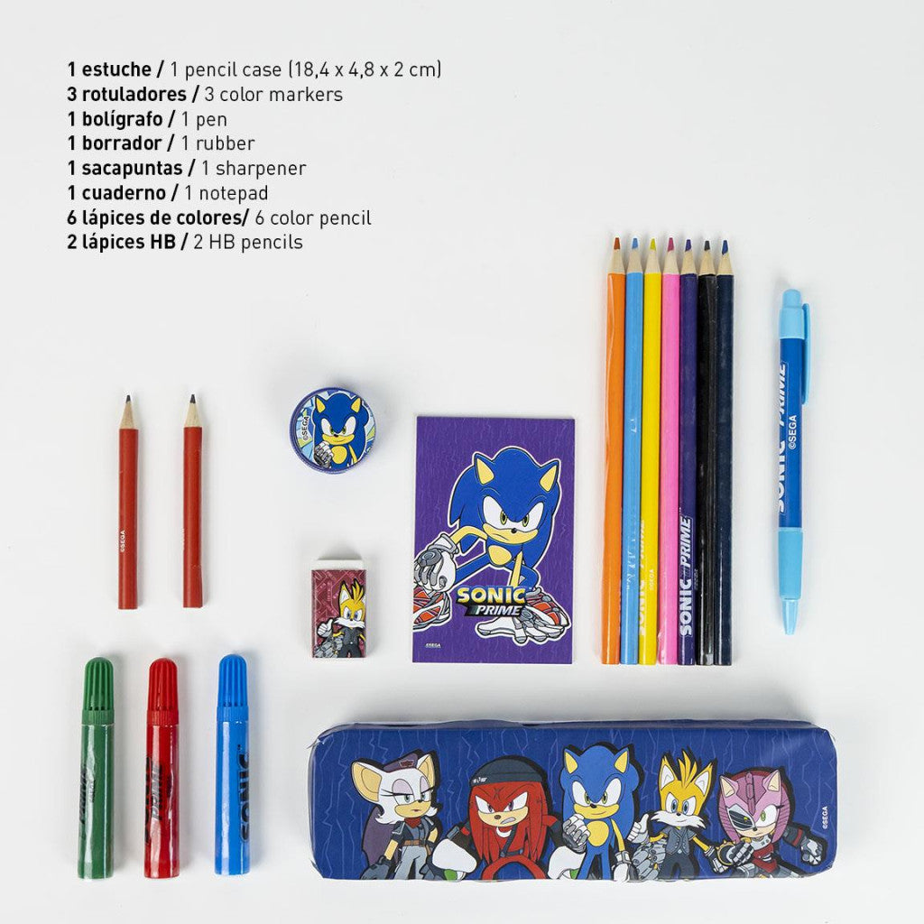 Sonic the Ezītis kancelejas preču komplekts