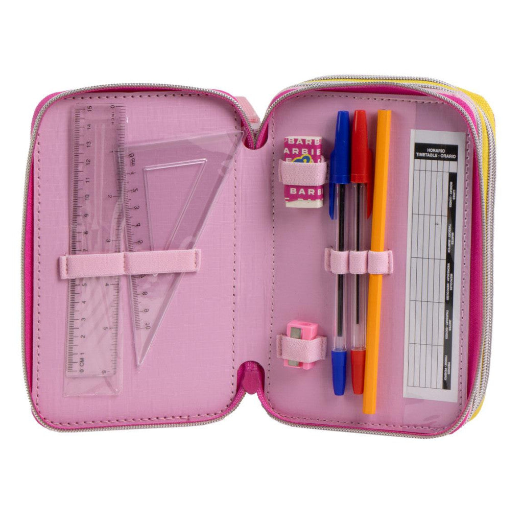 Barbie Bestie Vibes Loaded zīmuļu maciņš, 3 līmeņi