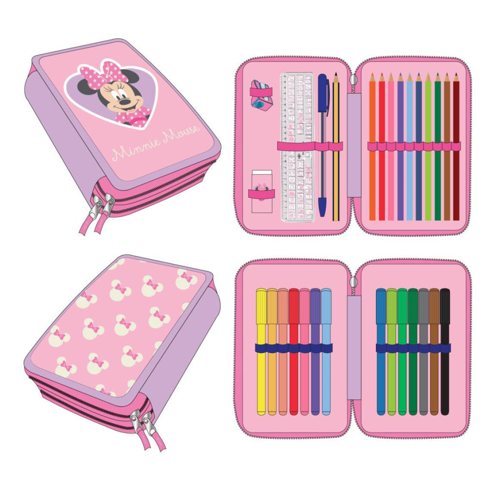 Disney Minnie Heart 2 līmeņu pildīts penālis