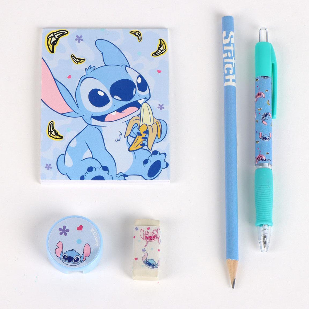 Disney Lilo un Stitch zils plīša pildīts zīmuļu maciņš