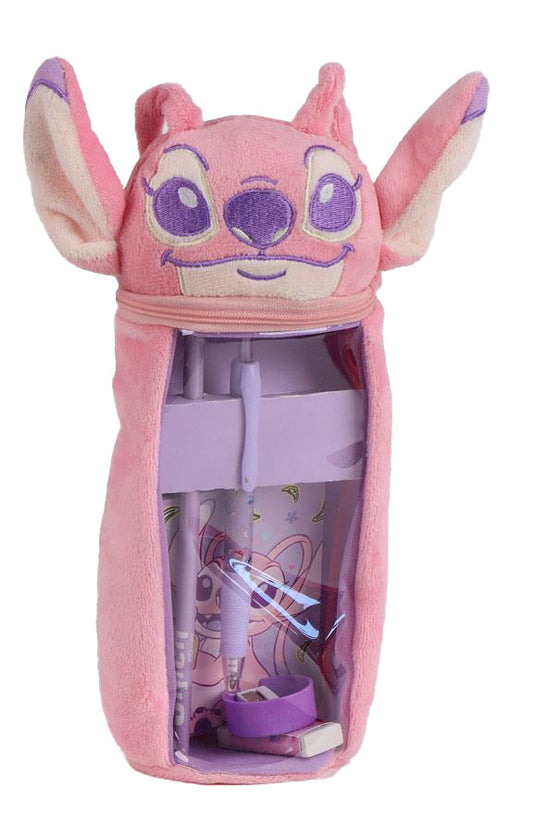 Disney Lilo un Stitch eņģeļa plīša pildīts zīmuļu maciņš