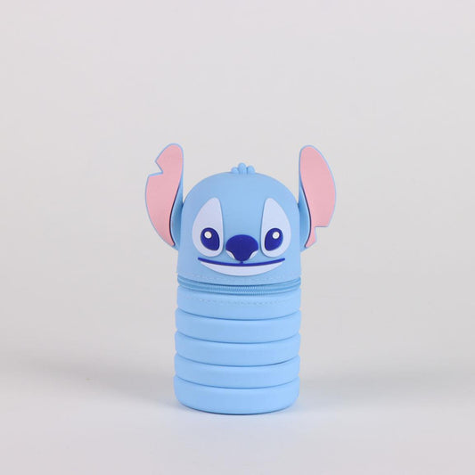 Disney Lilo un Stitch zils 3D zīmuļu maciņš 20 cm