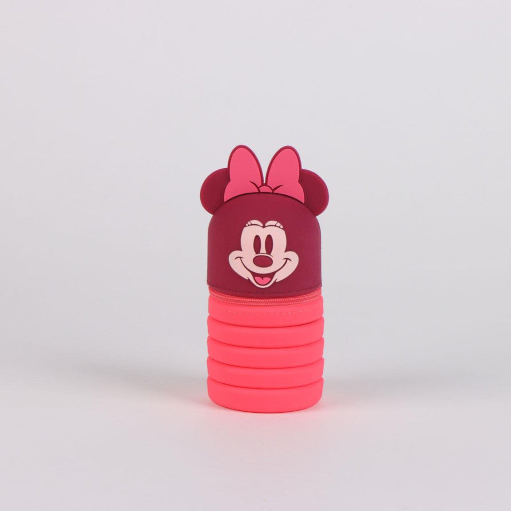 Disney Minnie tumši sarkans 3D zīmuļu maciņš 20 cm