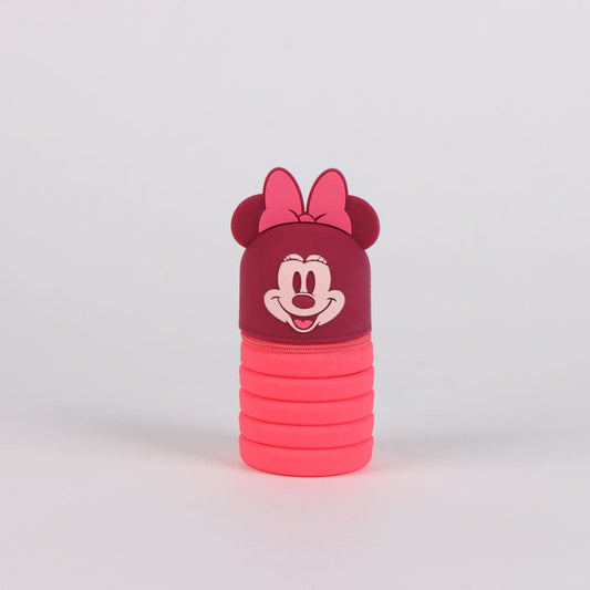 Disney Minnie tumši sarkans 3D zīmuļu maciņš 20 cm