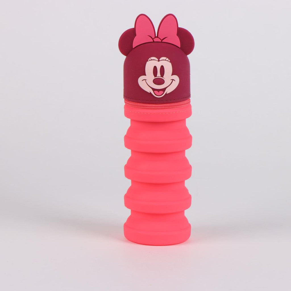 Disney Minnie tumši sarkans 3D zīmuļu maciņš 20 cm
