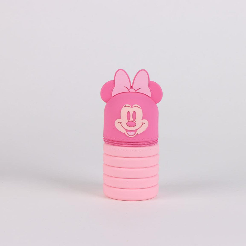 Disney Minnie gaiši rozā 3D zīmuļu maciņš 20 cm