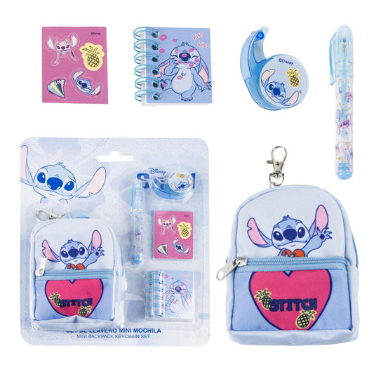 Disney Lilo un Stitch Ananas mini somiņas atslēgu piekariņu komplekts