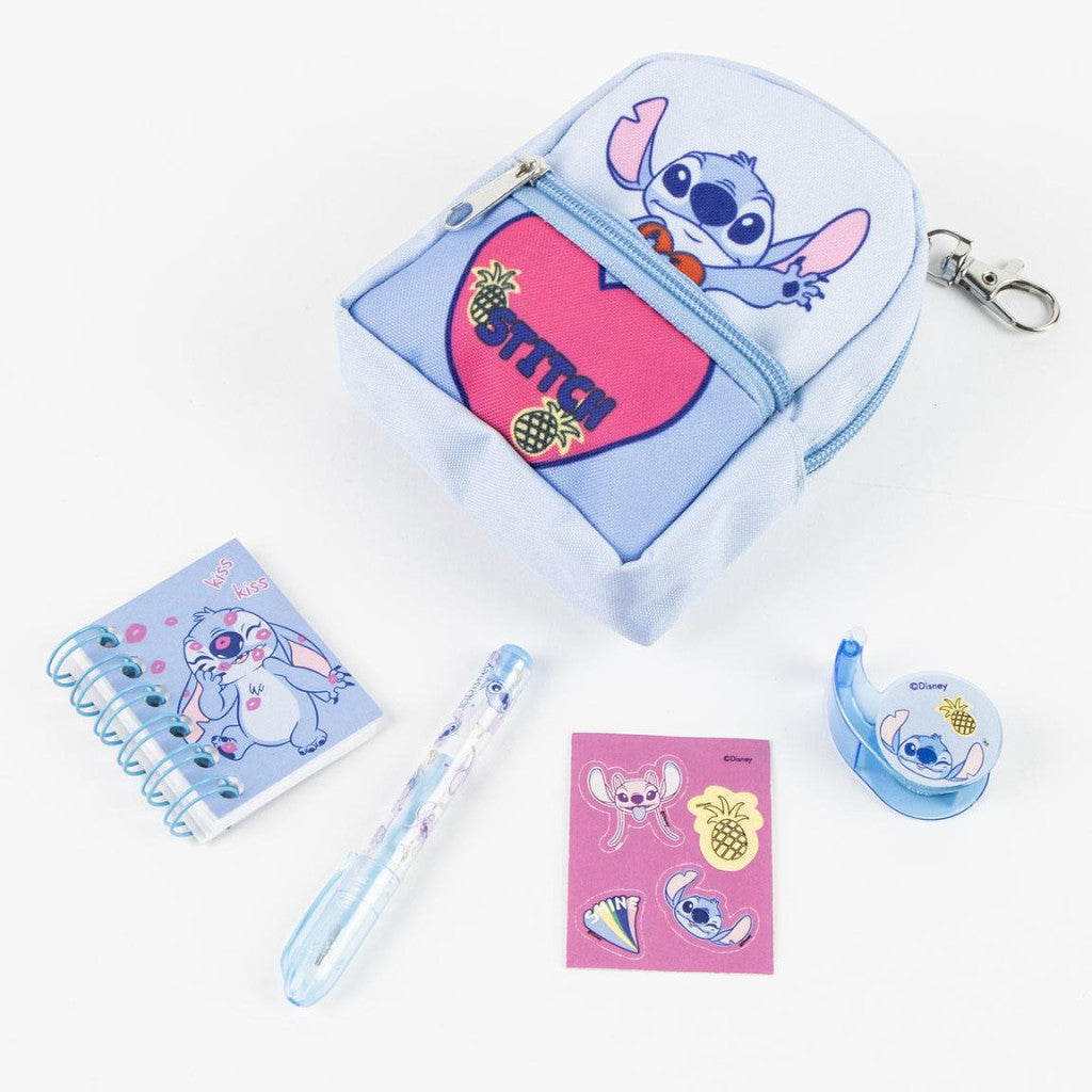 Disney Lilo un Stitch Ananas mini somiņas atslēgu piekariņu komplekts