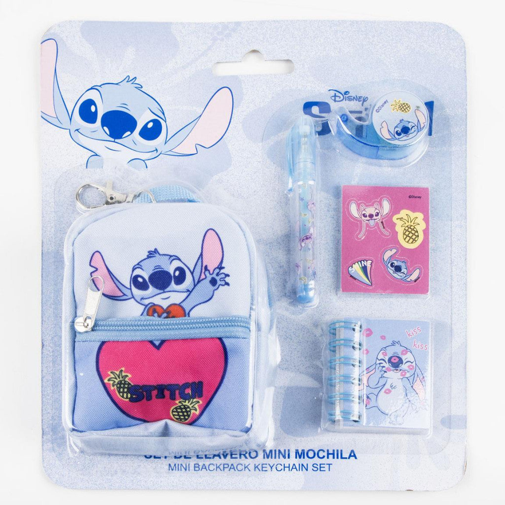 Disney Lilo un Stitch Ananas mini somiņas atslēgu piekariņu komplekts