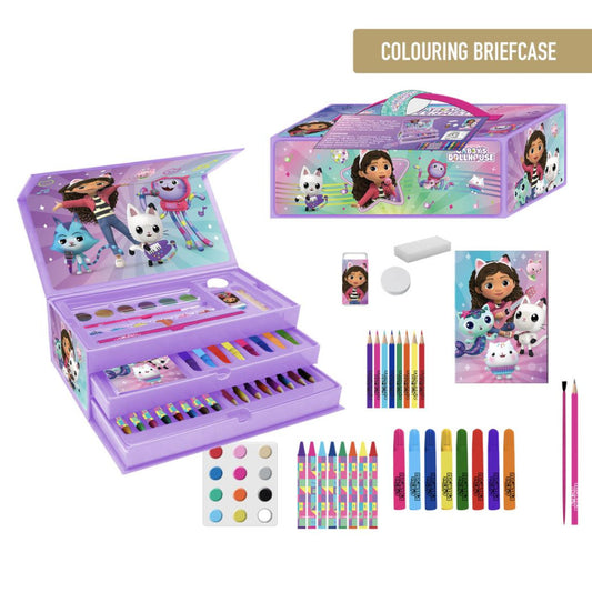 Gabby's Dollhouse kancelejas piederumu komplekts koferī