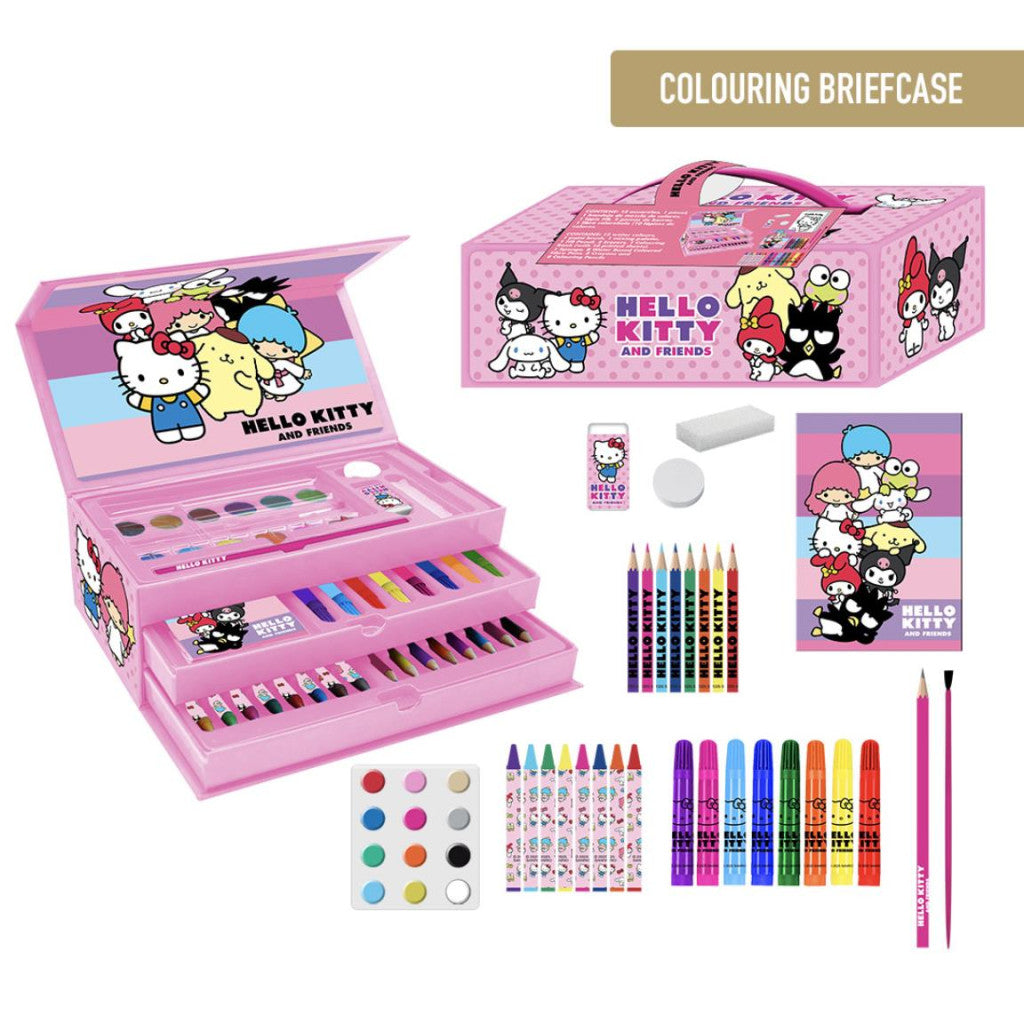 Hello Kitty Friends kancelejas preču komplekts koferī