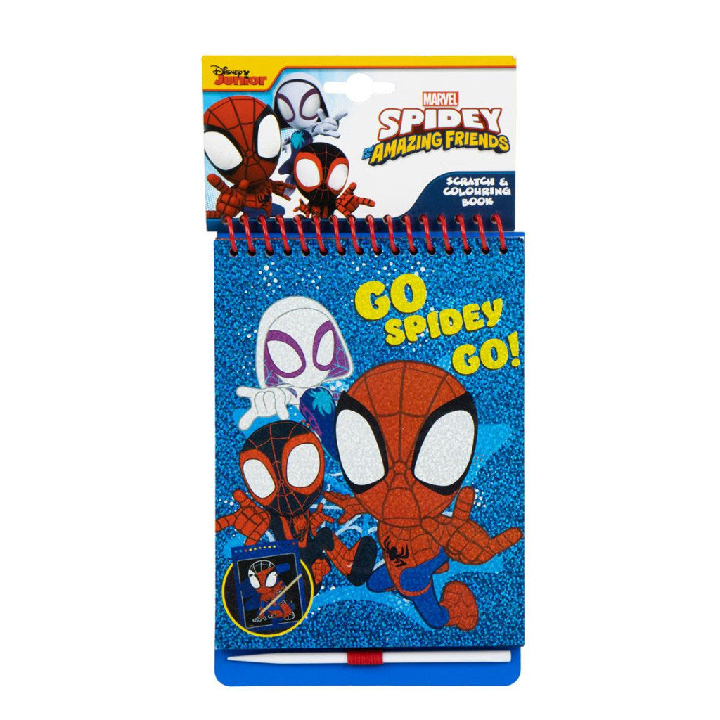 Zirnekļcilvēka Go Spidey skrāpējamo attēlu skrāpēšanas un krāsošanas komplekts