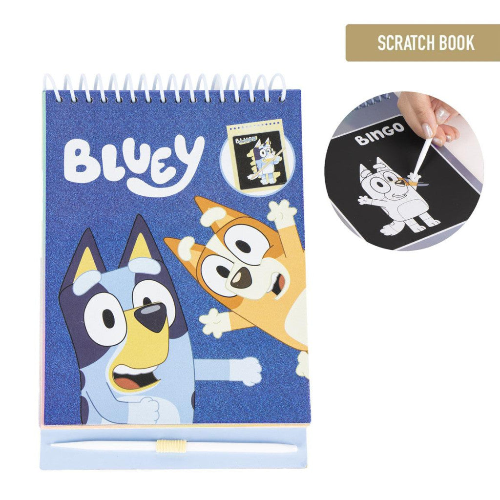 Bluey Bingo momentloterijas zīmēšanas un krāsojamo kartīšu komplekts