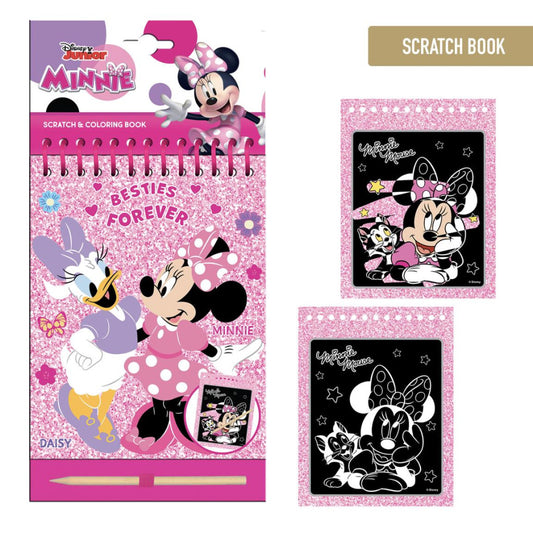 Disney Minnie Besties skrāpējamo attēlu gravēšanas un krāsošanas komplekts