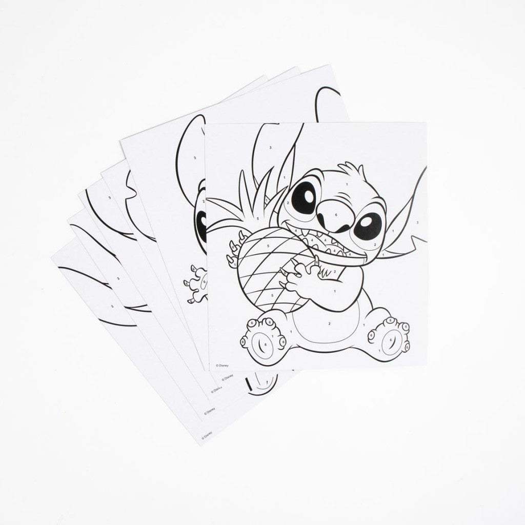 Disney Lilo un Stitch citplanētiešu krāsojumu komplekts pēc skaitļiem