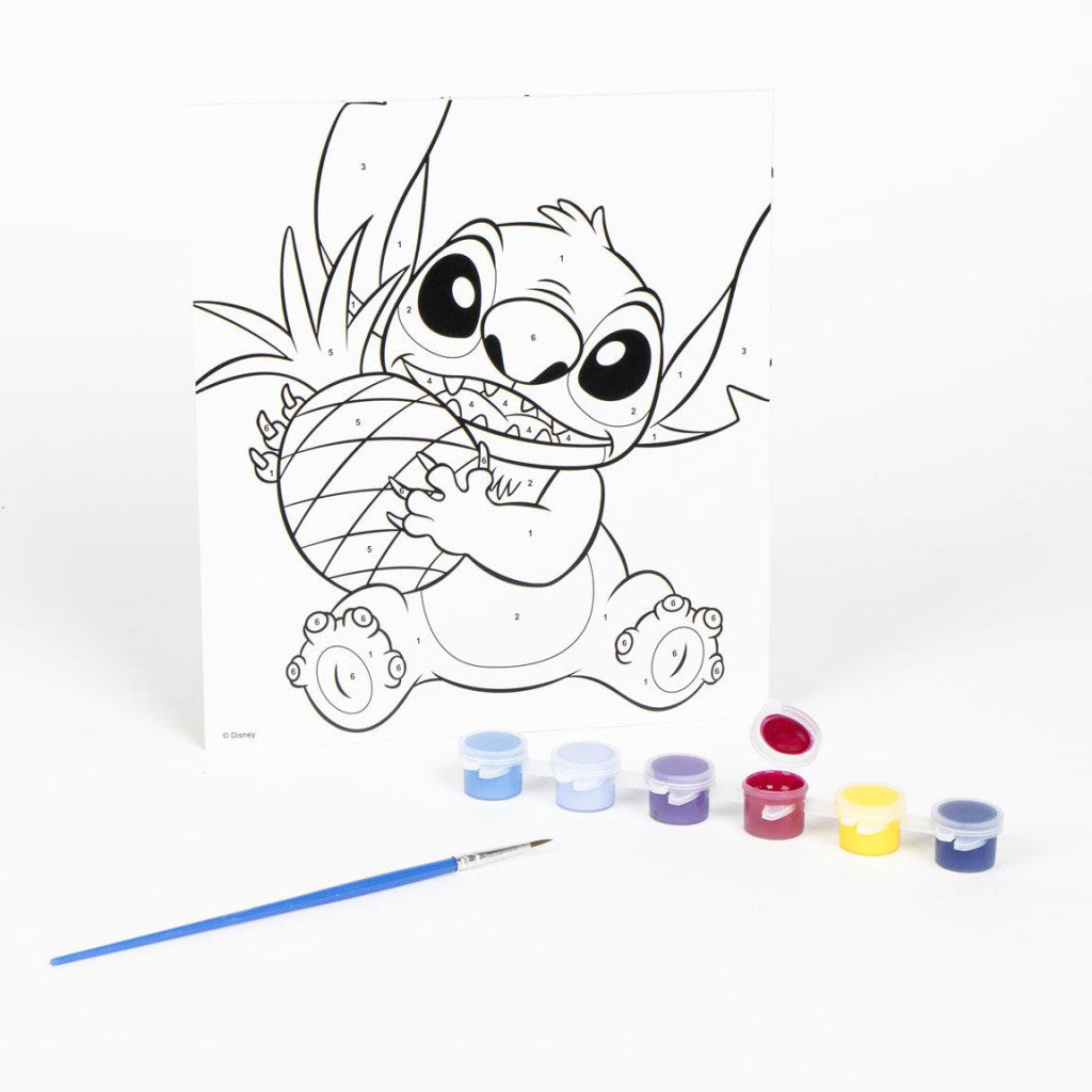 Disney Lilo un Stitch citplanētiešu krāsojumu komplekts pēc skaitļiem