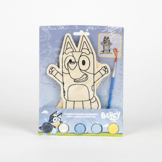 Bluey Fun krāsojama koka figūriņa