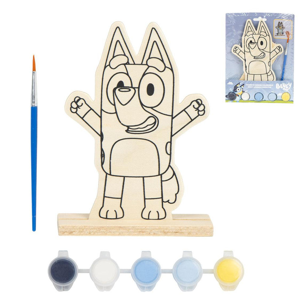 Bluey Fun krāsojama koka figūriņa