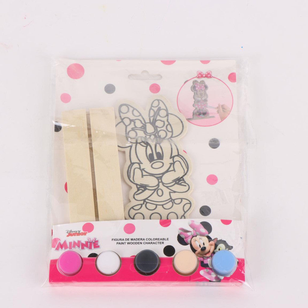 Disney Minnie Cutie krāsojama koka figūriņa