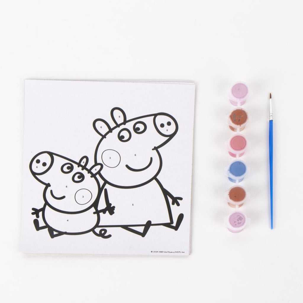 Peppa Pig Fun ciparu krāsošanas komplekts