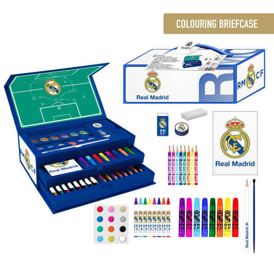 Real Madrid CF kancelejas preču komplekts koferī