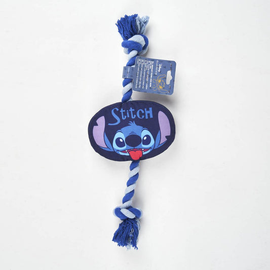 Disney Lilo un Stitch pīkstoša plīša un virves rotaļlieta suņiem