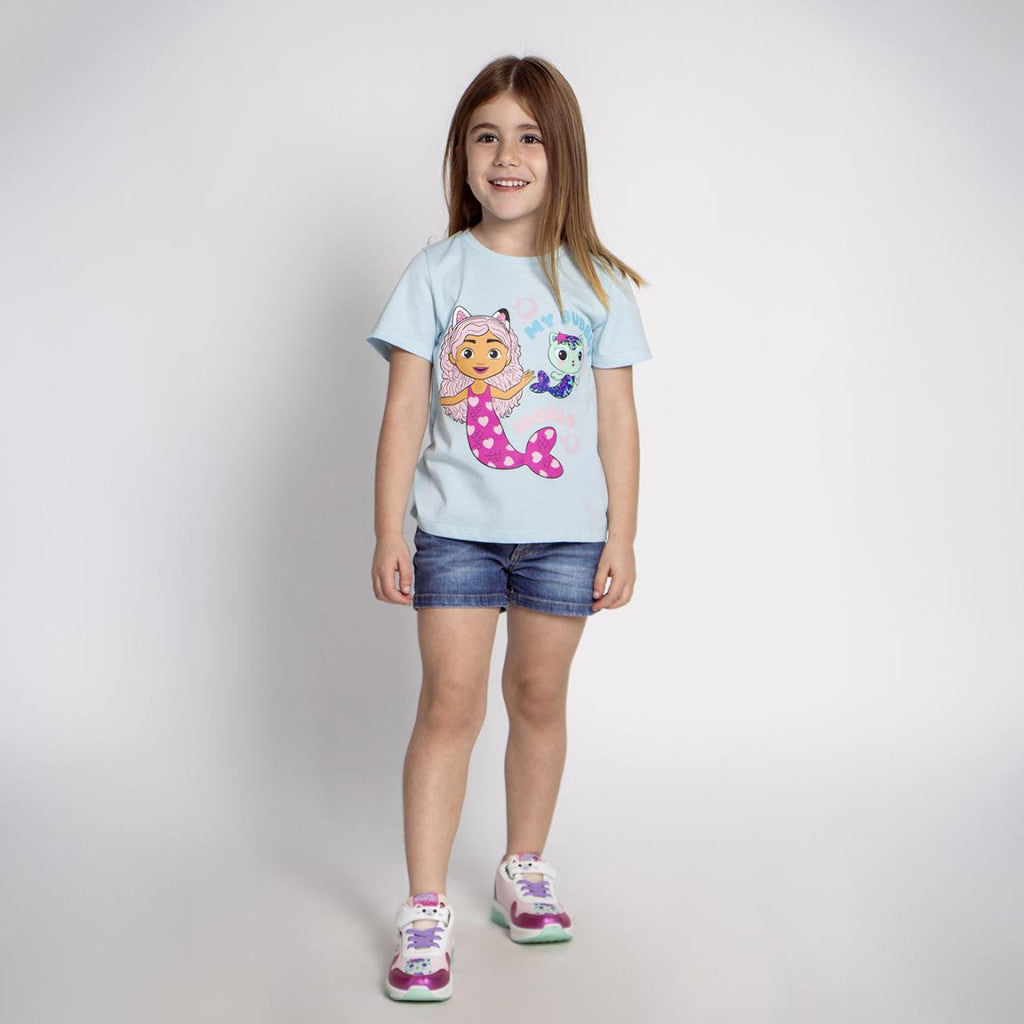Gabby's Dollhouse My Bubbly bērnu īsais krekliņš, topiņš 2-6 gadi