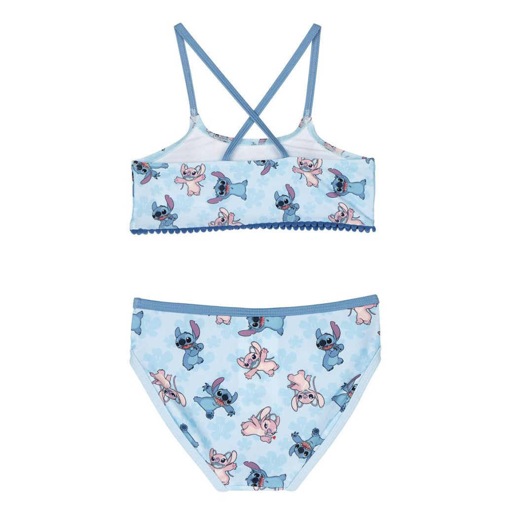 Disney Lilo un Stitch zils bērnu peldkostīms, bikini 5-12 gadi