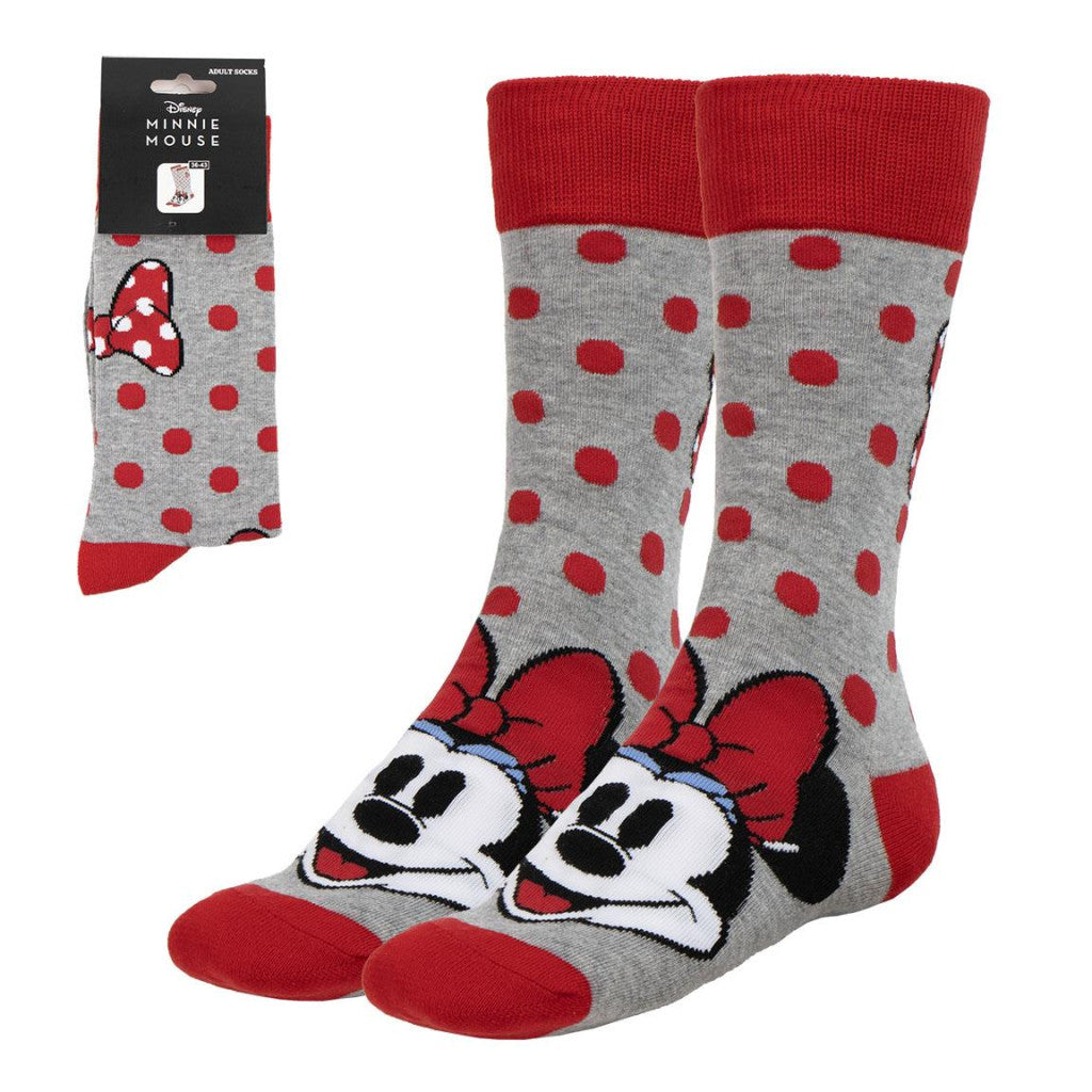 Disney Minnie sieviešu ceļgalu zeķes ar bantīti un punktiņiem 36/43