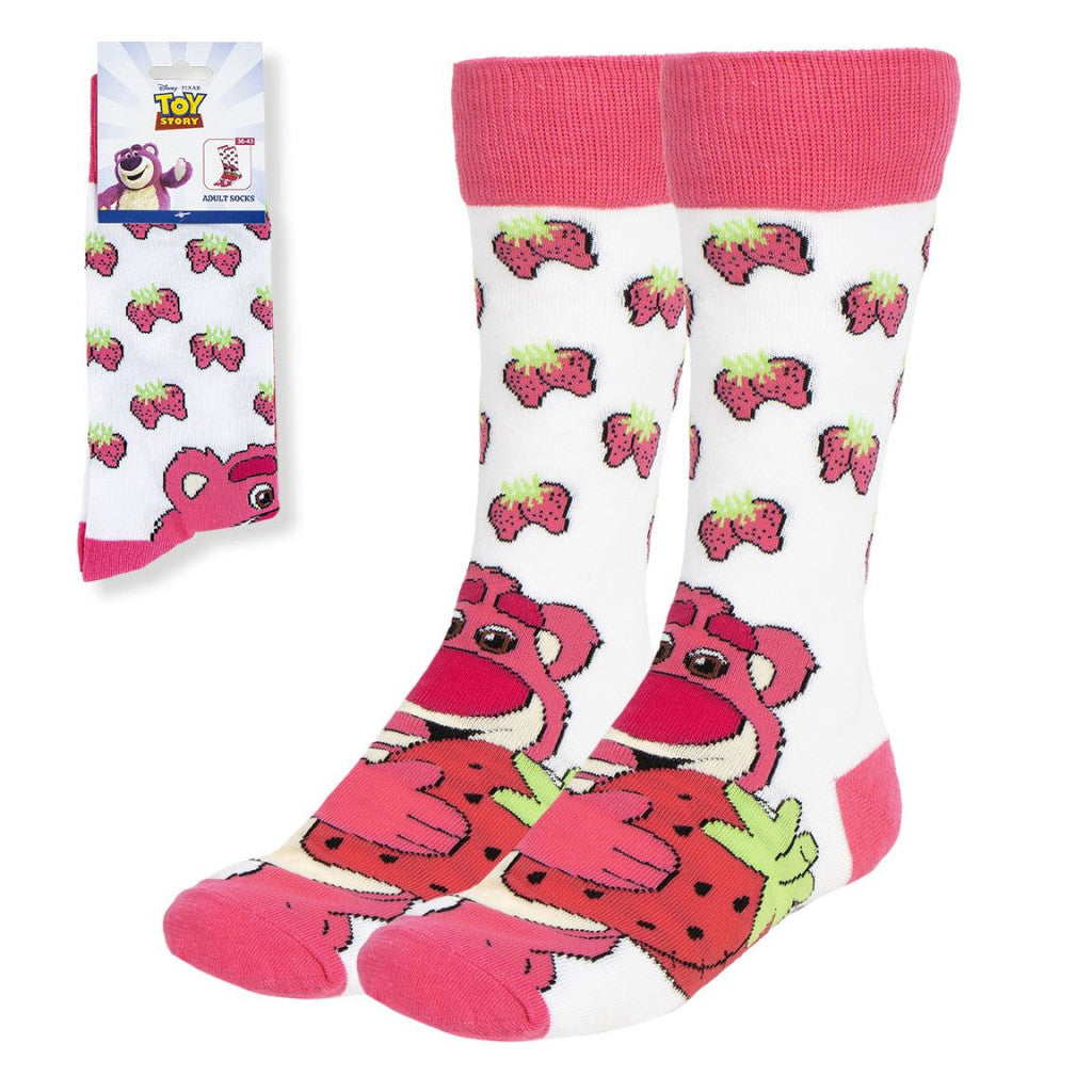 Disney Rotaļlietu stāsts Lotso Strawberry pieaugušo ceļgalu zeķes 36/43