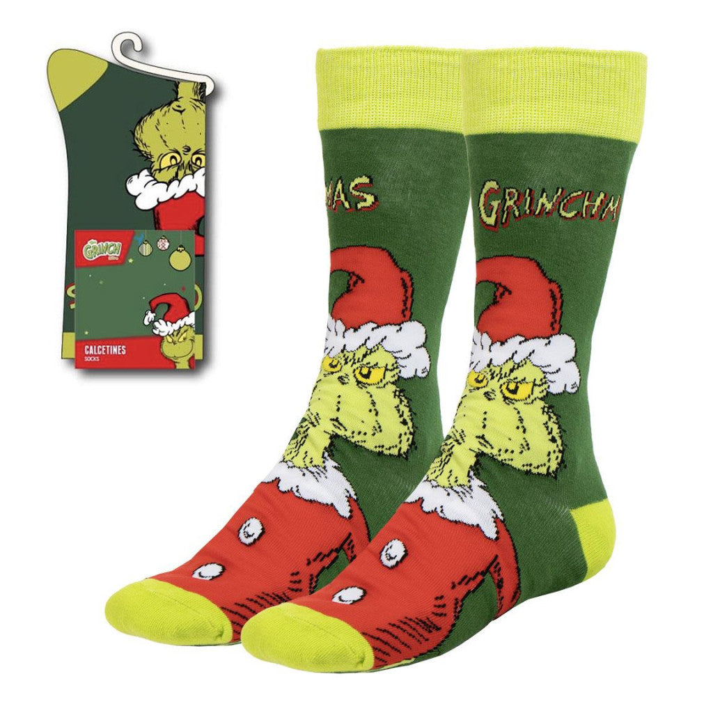 Vīriešu zeķes līdz ceļgaliem "Grinch" 38/45