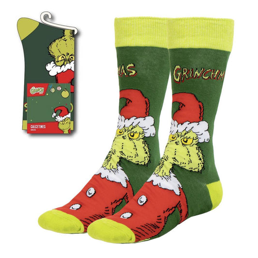 Vīriešu zeķes līdz ceļgaliem "Grinch" 38/45