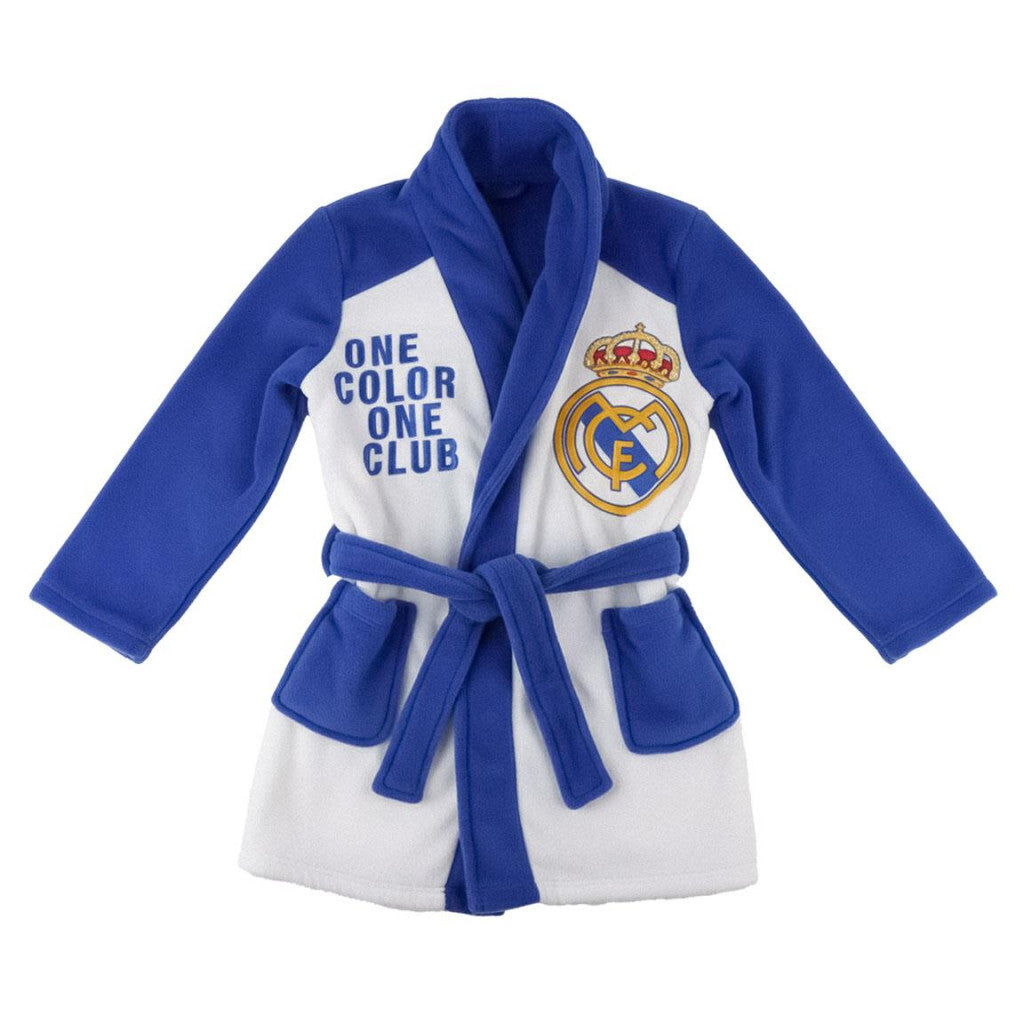 Real Madrid vienkrāsains bērnu halāts 8 gadi / 128 cm