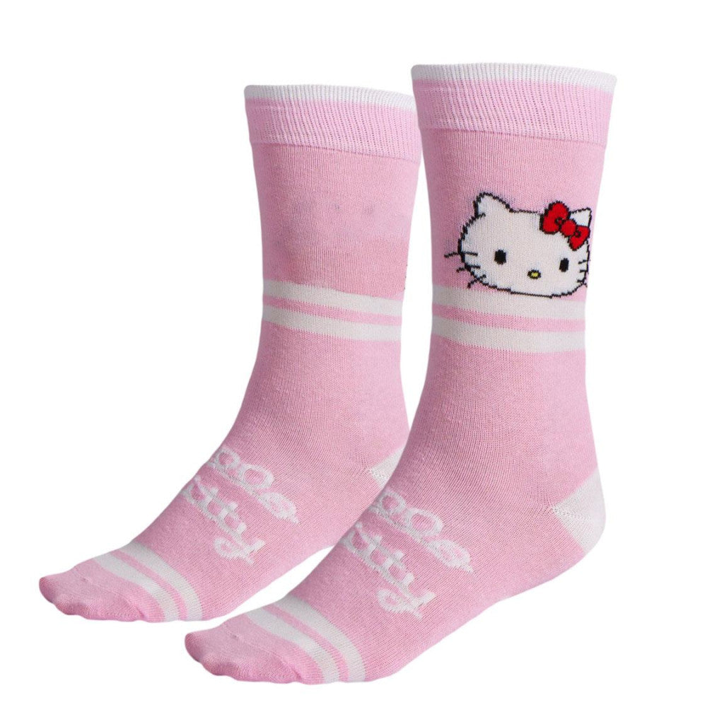 Hello Kitty rozā garās zeķes pieaugušajiem 36/43