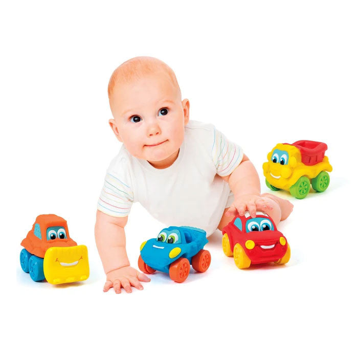 Krāsa Soft & Go zila sacīkšu automašīna Clementoni