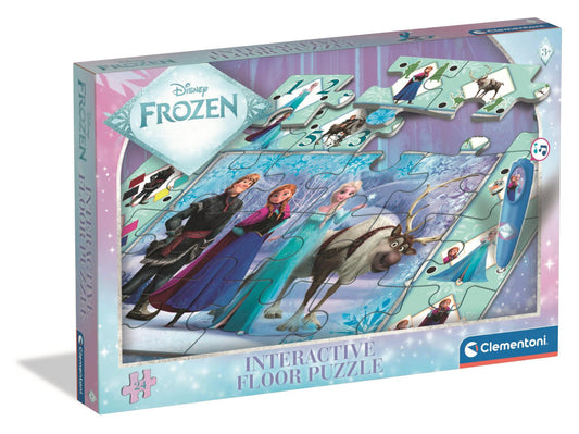 Disney Frozen Ice Kingdom interaktīva 24 gabalu puzle Clementoni