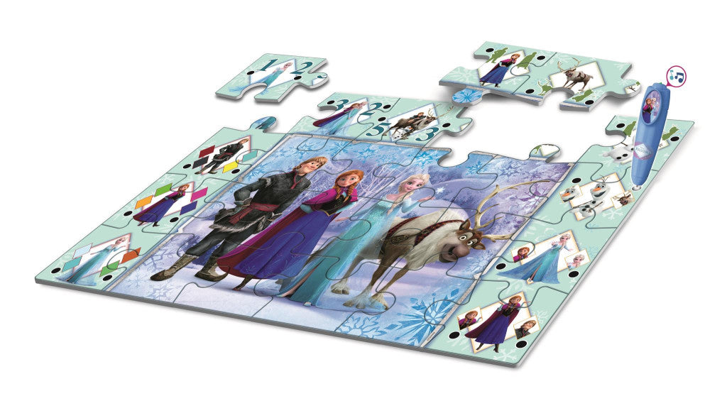Disney Frozen Ice Kingdom interaktīva 24 gabalu puzle Clementoni
