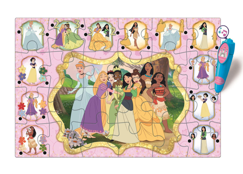 Disney Princess Reunion interaktīva 24 gabalu puzle Clementoni
