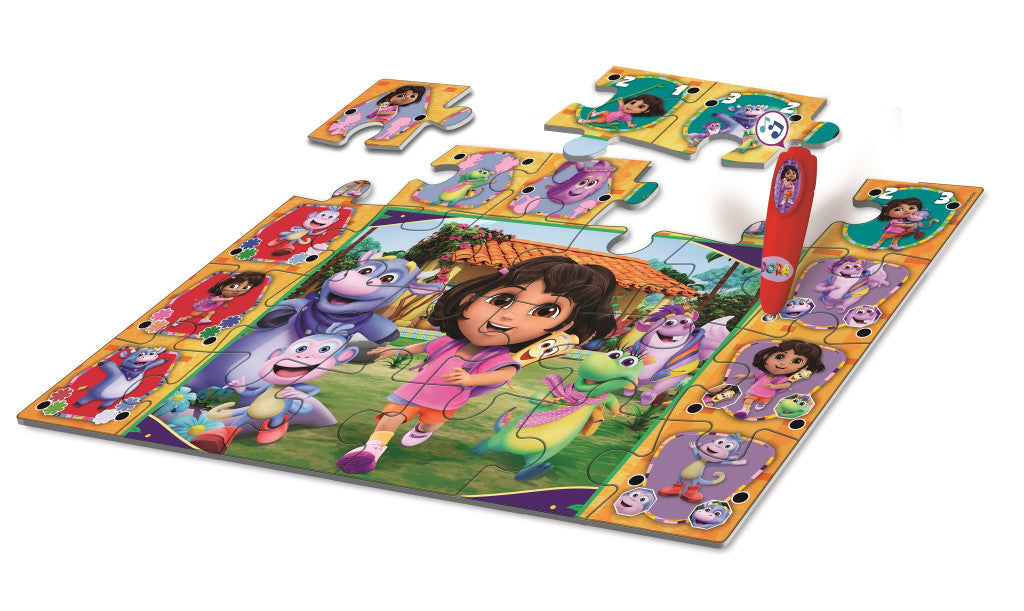 Dora the Explorer Adventure interaktīvā 24 daļu puzle Clementoni